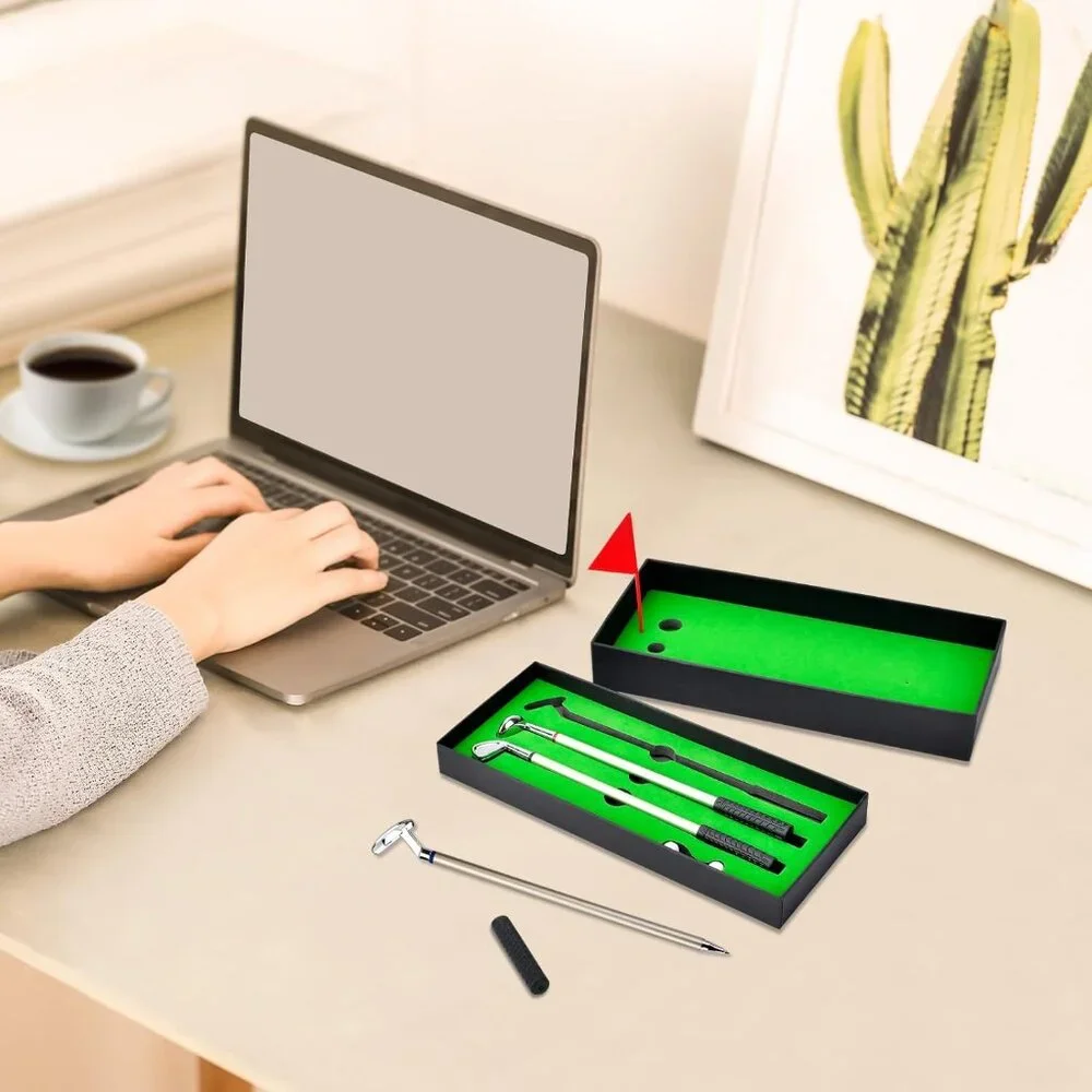 Golf Pens Golfing Golfer Gag Gift Desk Accessories Decor Table Game Miniature